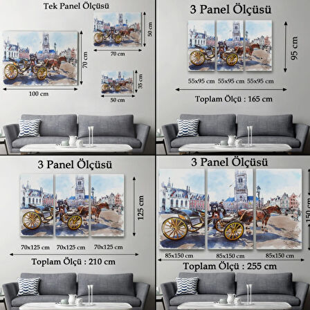 Belçika Brugge Tarihi Kasaba Dekoratif Kanvas Tablo, Duvar Dekoru 3512