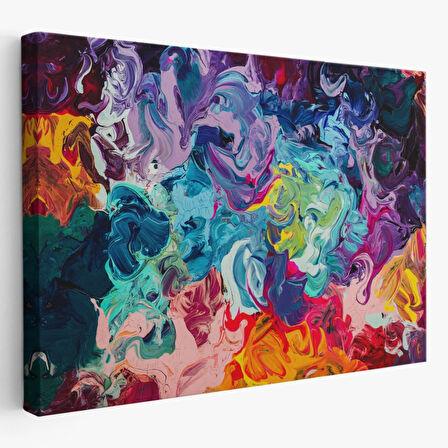 Yağlıboya Görünüm Modern Tarz Çalışma Dekoratif Kanvas Tablo, Duvar Dekoru 3524