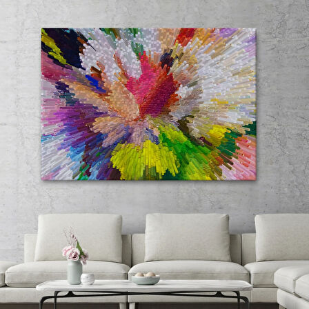 Yağlıboya Görünüm Soyut Çalışma Dekoratif Kanvas Tablo, Duvar Dekoru 3565