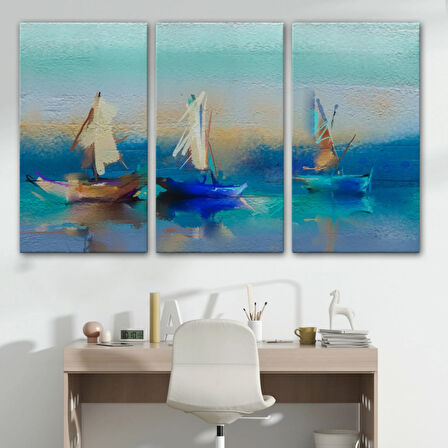 Yağlıboya Görünüm Modern Soyut Çalışma Dekoratif Kanvas Tablo, Duvar Dekoru 3589