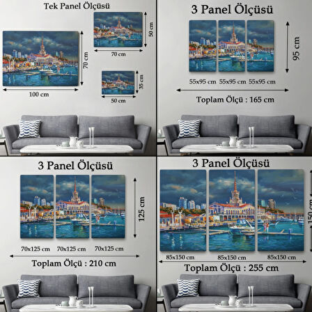 Yağlıboya Görünüm Rusya Soçhi Limanı Dekoratif Kanvas Tablo, Duvar Dekoru 3604