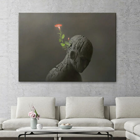 Hayal Gücü ve Zıtlık Dekoratif Kanvas Tablo, Duvar Dekoru 3684