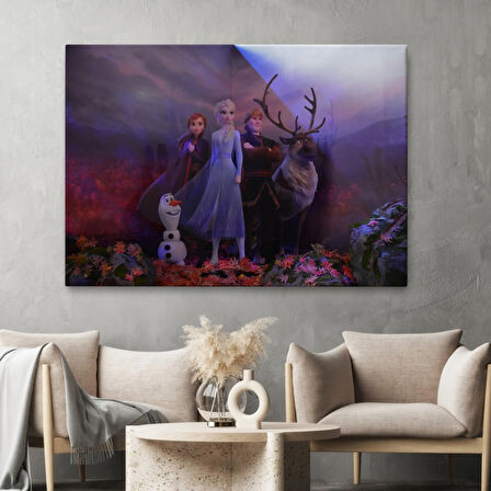 Frozen 2 Karakterleri Disney Animation Dekoratif Kanvas Tablo, Duvar Dekoru 3685