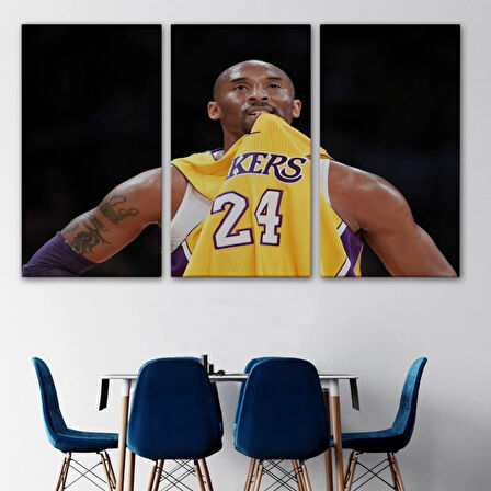 Kobe Bryant ve Basketbol Dekoratif Kanvas Tablo, Duvar Dekoru 5140
