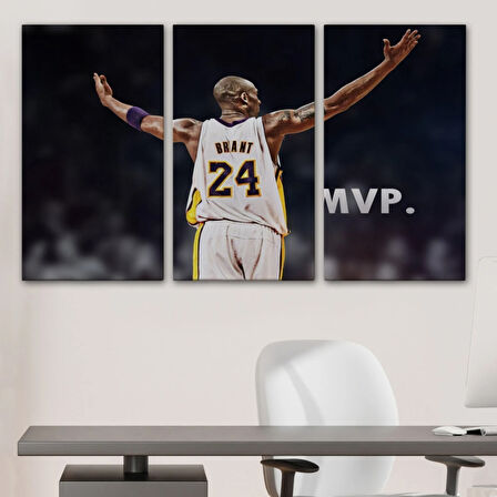 Kobe Bryant Black Mamba Lakers'ta Dekoratif Kanvas Tablo, Duvar Dekoru 5152