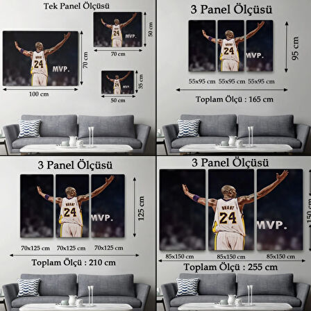 Kobe Bryant Black Mamba Lakers'ta Dekoratif Kanvas Tablo, Duvar Dekoru 5152