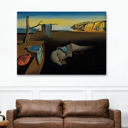 The Persistence of Memory Salvador Dali Dekoratif Kanvas Tablo, Duvar Dekoru 5168