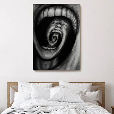 Ruh Sağlığı ve Depresyon Dekoratif Kanvas Tablo, Duvar Dekoru 5223