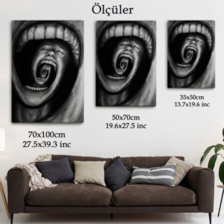 Ruh Sağlığı ve Depresyon Dekoratif Kanvas Tablo, Duvar Dekoru 5223