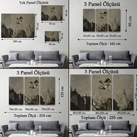 Şabat Ayini, Cadı Uçuşu Amerikan Kabusları Dekoratif Kanvas Tablo, Duvar Dekoru 5374