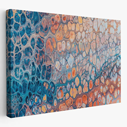 Renkli Mozaik Cam Sanatsal Dekoratif Kanvas Tablo, Duvar Dekoru 5399