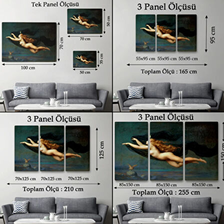 Klasik Sanat La Nuit by Auguste Raynaud Dekoratif Kanvas Tablo, Duvar Dekoru 5406