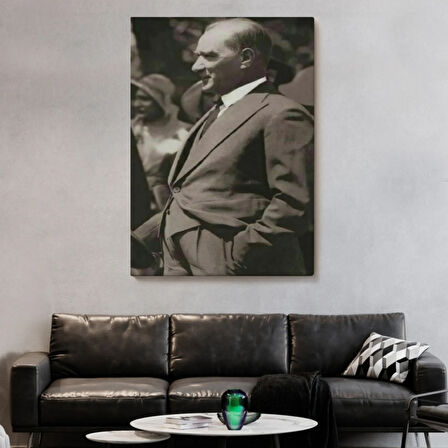 Mustafa Kemal Atatürk Dekoratif Kanvas Tablo, Duvar Dekoru 6068