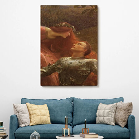 Merhametsiz Kadın Eseri Dekoratif Kanvas Tablo, Duvar Dekoru 6098