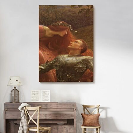 Merhametsiz Kadın Eseri Dekoratif Kanvas Tablo, Duvar Dekoru 6098