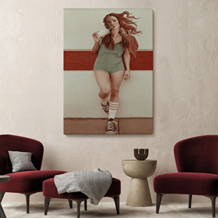 Günümüzde Modern Venüs Dekoratif Kanvas Tablo, Duvar Dekoru 6137