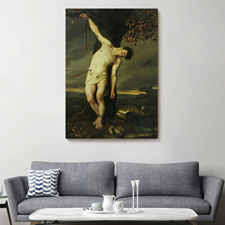 Dağ Manzarası Doğa Tema Dekoratif Kanvas Tablo, Duvar Dekoru 6143