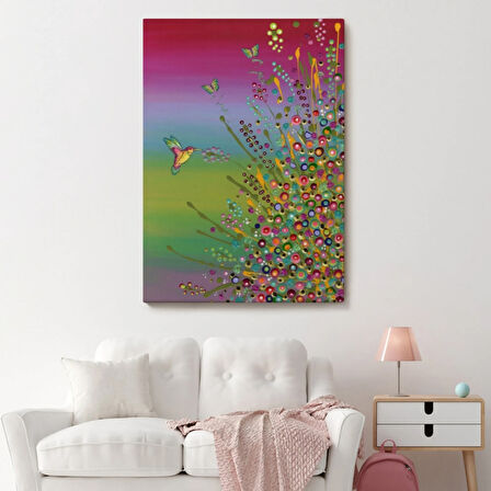 Gizli Bahçe Sanatsal Dekoratif Kanvas Tablo, Duvar Dekoru 6275