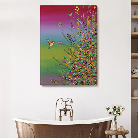 Gizli Bahçe Sanatsal Dekoratif Kanvas Tablo, Duvar Dekoru 6275