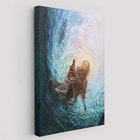 Adem'in Yaradılışı, Tanrının Eli Dekoratif Kanvas Tablo, Duvar Dekoru 6307