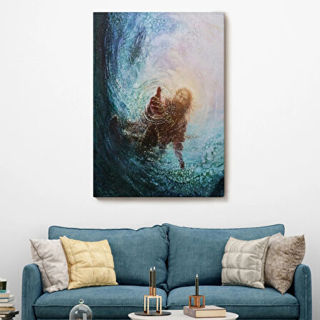 Adem'in Yaradılışı, Tanrının Eli Dekoratif Kanvas Tablo, Duvar Dekoru 6307