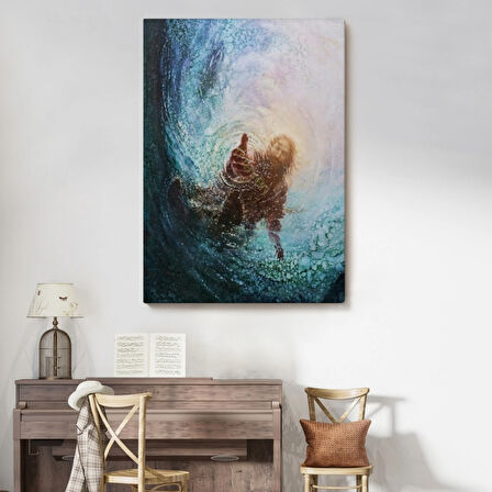 Adem'in Yaradılışı, Tanrının Eli Dekoratif Kanvas Tablo, Duvar Dekoru 6307