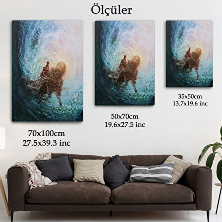 Adem'in Yaradılışı, Tanrının Eli Dekoratif Kanvas Tablo, Duvar Dekoru 6307