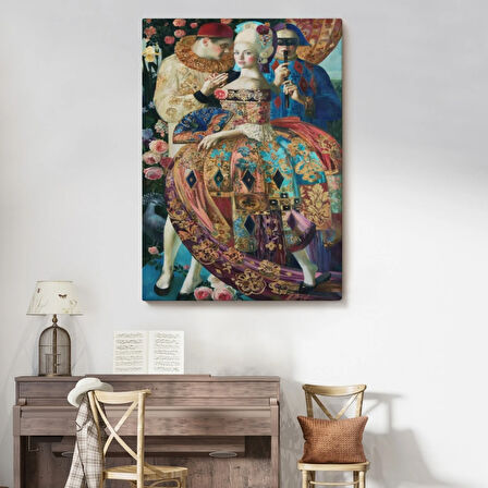 Olga Suvorova Eseri Dekoratif Kanvas Tablo, Duvar Dekoru 6346