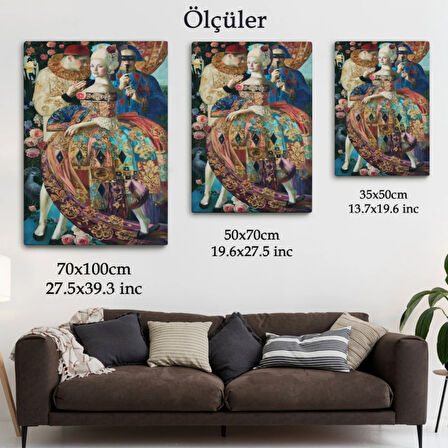 Olga Suvorova Eseri Dekoratif Kanvas Tablo, Duvar Dekoru 6346