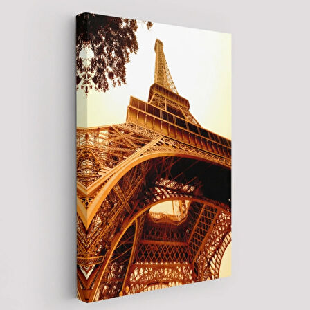 Eyfel Kulesi ile Paris Dekoratif Kanvas Tablo, Duvar Dekoru 6405