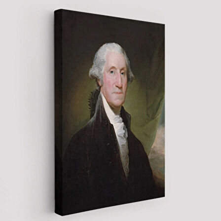 George Washington ABD Kurucusu Dekoratif Kanvas Tablo, Duvar Dekoru 6411