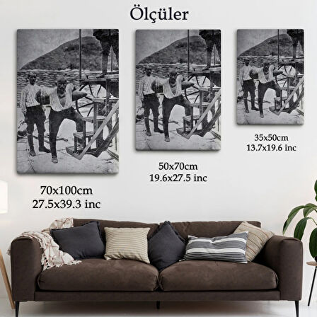 Seyit Onbaşı Çanakkale Kahramanı Dekoratif Kanvas Tablo, Duvar Dekoru 6415