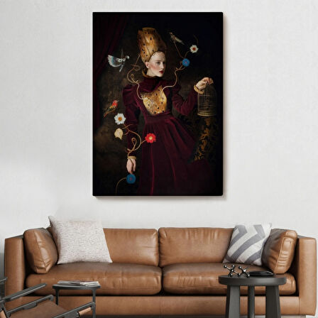 Nubarova Kadının Hikayesi Svetlana Melik Dekoratif Kanvas Tablo, Duvar Dekoru 6417