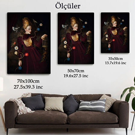 Nubarova Kadının Hikayesi Svetlana Melik Dekoratif Kanvas Tablo, Duvar Dekoru 6417