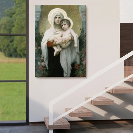 Hz Meryem ve Hz İsa Jesus Christ Dekoratif Kanvas Tablo, Duvar Dekoru 6438