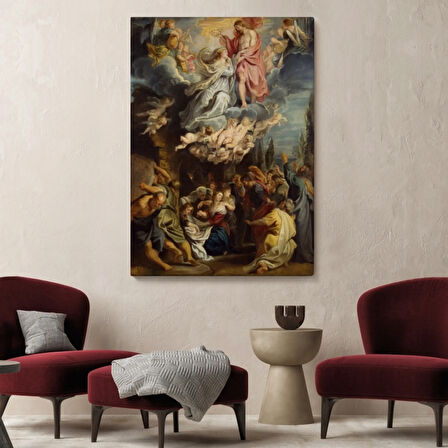 1644 Bakire Taç Giyme Töreni Dekoratif Kanvas Tablo, Duvar Dekoru 6473