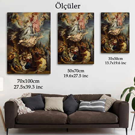 1644 Bakire Taç Giyme Töreni Dekoratif Kanvas Tablo, Duvar Dekoru 6473