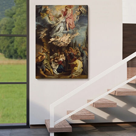 1644 Bakire Taç Giyme Töreni Dekoratif Kanvas Tablo, Duvar Dekoru 6473