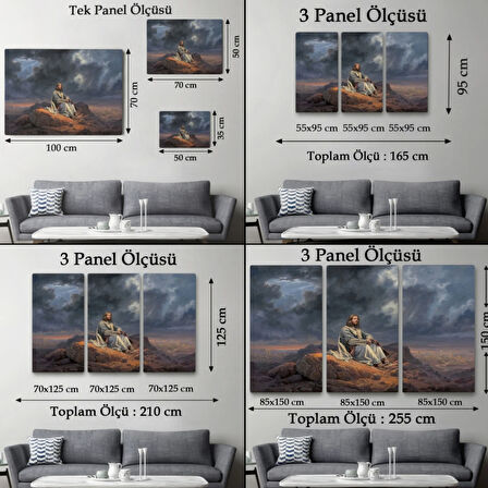 İsa Mesih Jesus Christ Dekoratif Kanvas Tablo, Duvar Dekoru 6540