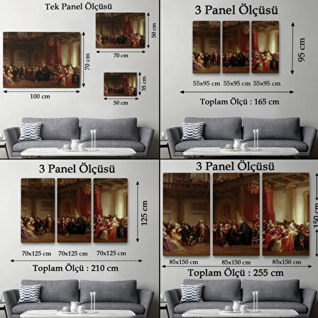 Danışma Meclisi Huzuruna Çıkan Benjamin Franklin Dekoratif Kanvas Tablo, Duvar Dekoru 6542