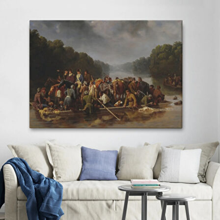 Marion Peedee'yi Geçiyor Eseri Tylee Ranney Dekoratif Kanvas Tablo, Duvar Dekoru 6544