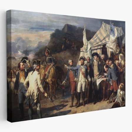 Yorktown Kuşatması Dekoratif Kanvas Tablo, Duvar Dekoru 6546