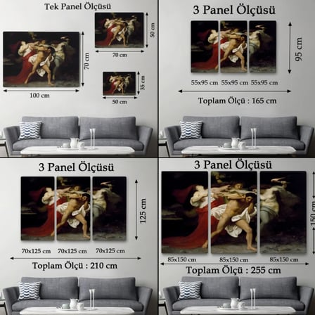 Orestes'in Pişmanlığı Öfkelilerin Peşinde Bouguereau Dekoratif Kanvas Tablo, Duvar Dekoru 6555