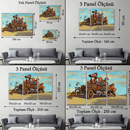 Westward Ho Brothers II Film Dekoratif Kanvas Tablo, Duvar Dekoru 6630