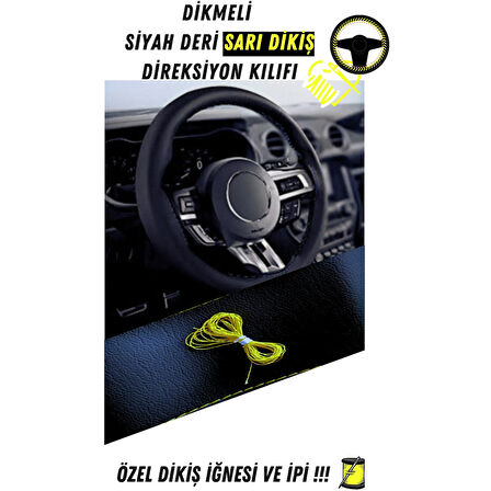 Hyundai İ30 Uyumlu Dikişli Vites Körüğü ve Direksiyon Kılıfı 2'li Set