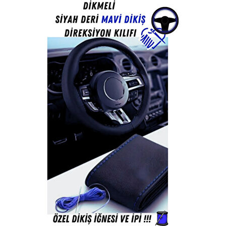 Mitsubishi Lancer Uyumlu Dikişli Vites Körüğü ve Direksiyon Kılıfı 2'li Set