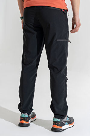 Erkek Siyah 4 Cepli Nefes Alan Likralı Yazlık Outdoor Pantolon