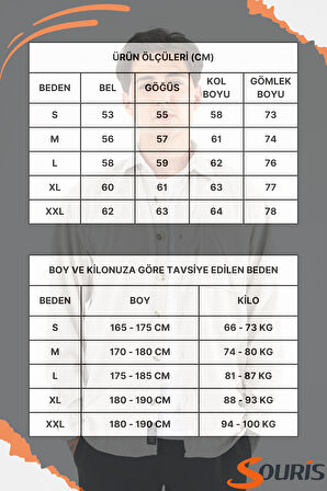 Erkek Kadife Gömlek Taş Rengi Rahat Kesim Uzun Kollu Tek cepli