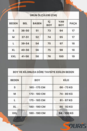 Erkek Krem Çımalı Rahat Spor Pantolon Duble Paça Jogger Eşofman Altı