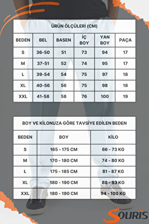 Erkek Açık Mavi Çımalı Rahat Spor Pantolon Duble Paça Jogger Eşofman Altı